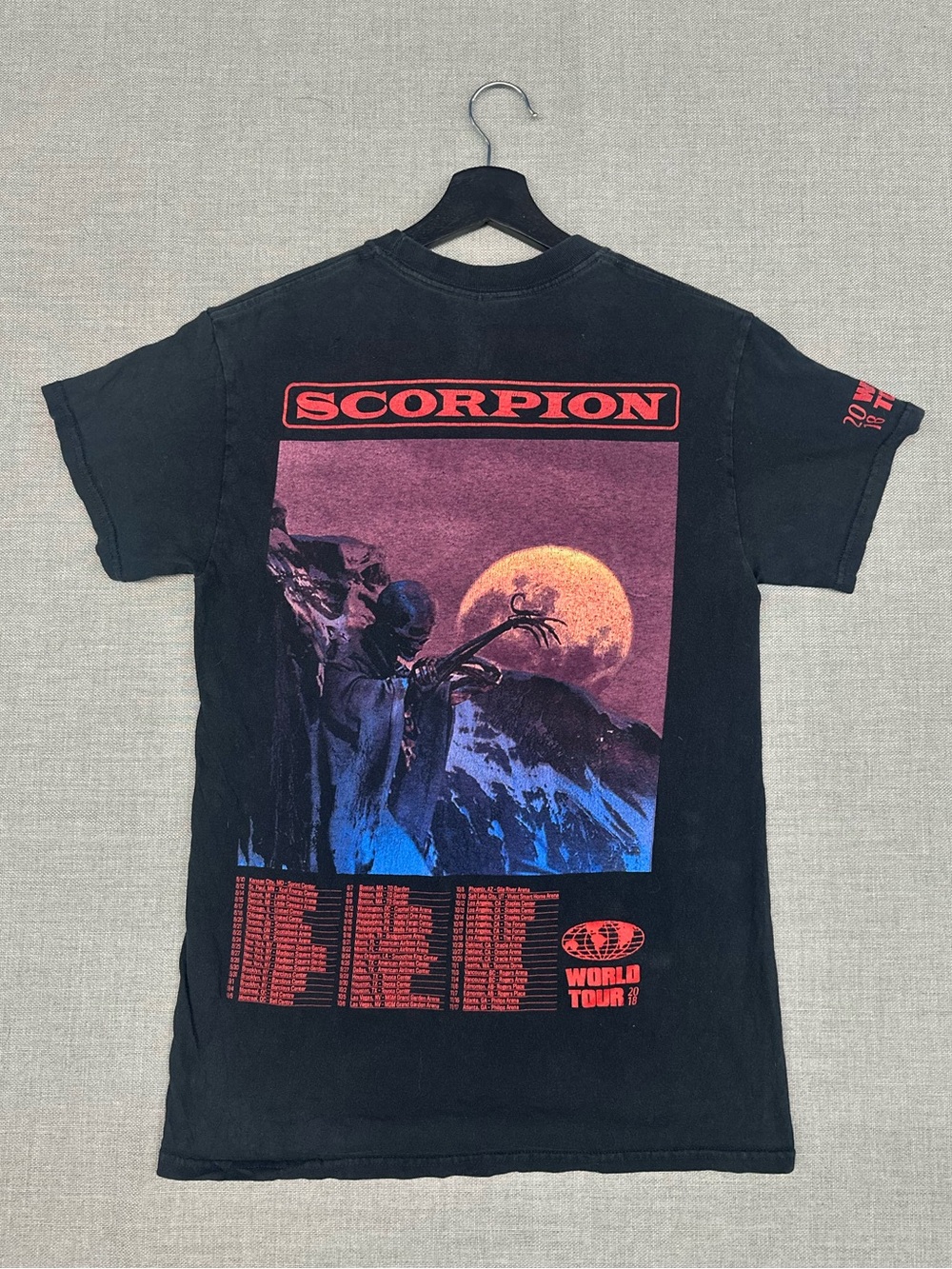 Drake Scorpion World Tour 2018 Tee Size Small